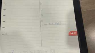 rocketbook pro 2.0 planner page with use this note in reminders section