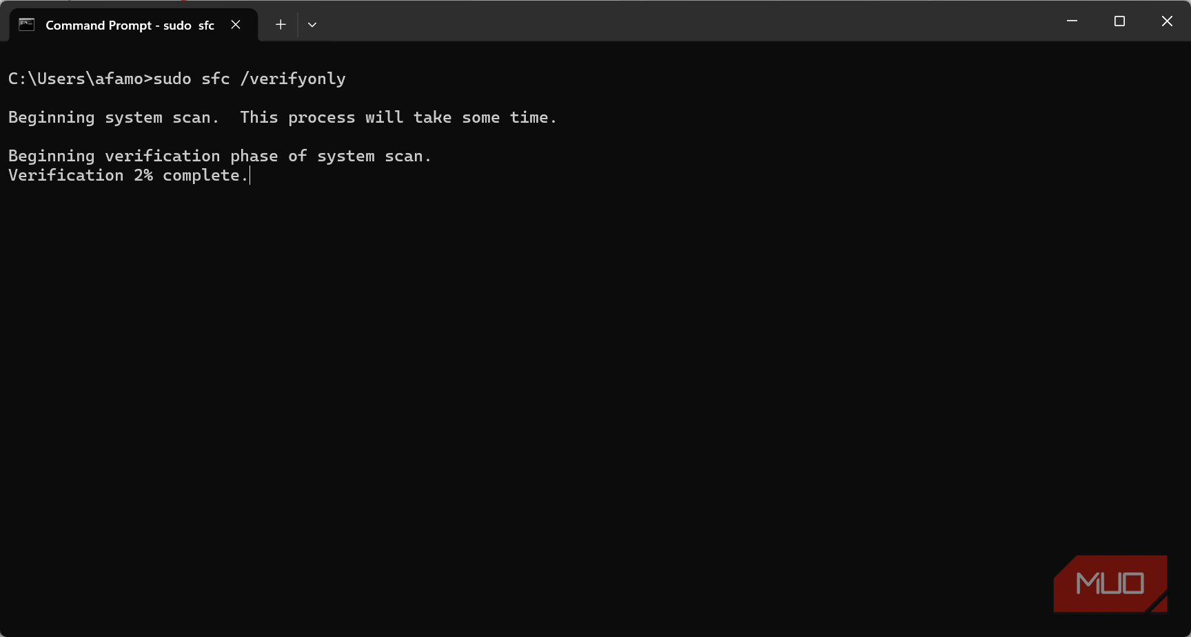 Running sfc with sudo