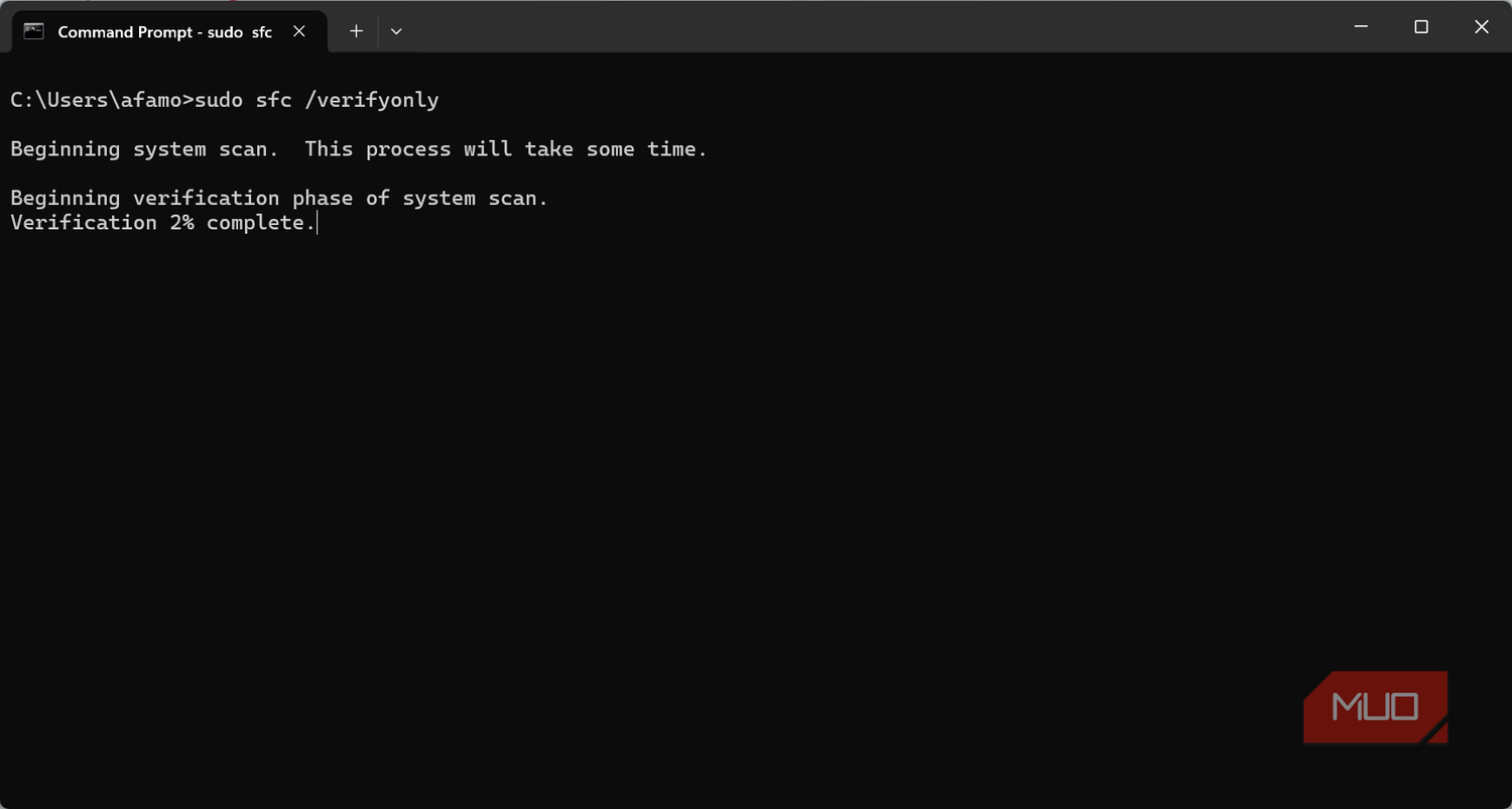 Running sfc with sudo