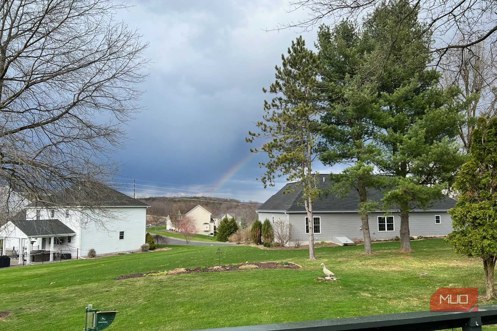 A rural backyard