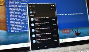 samsung galaxy z fold 8 showing hi res audio files