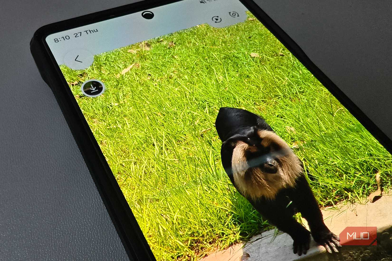 Samsung Gallery video with Slow-Mo save button