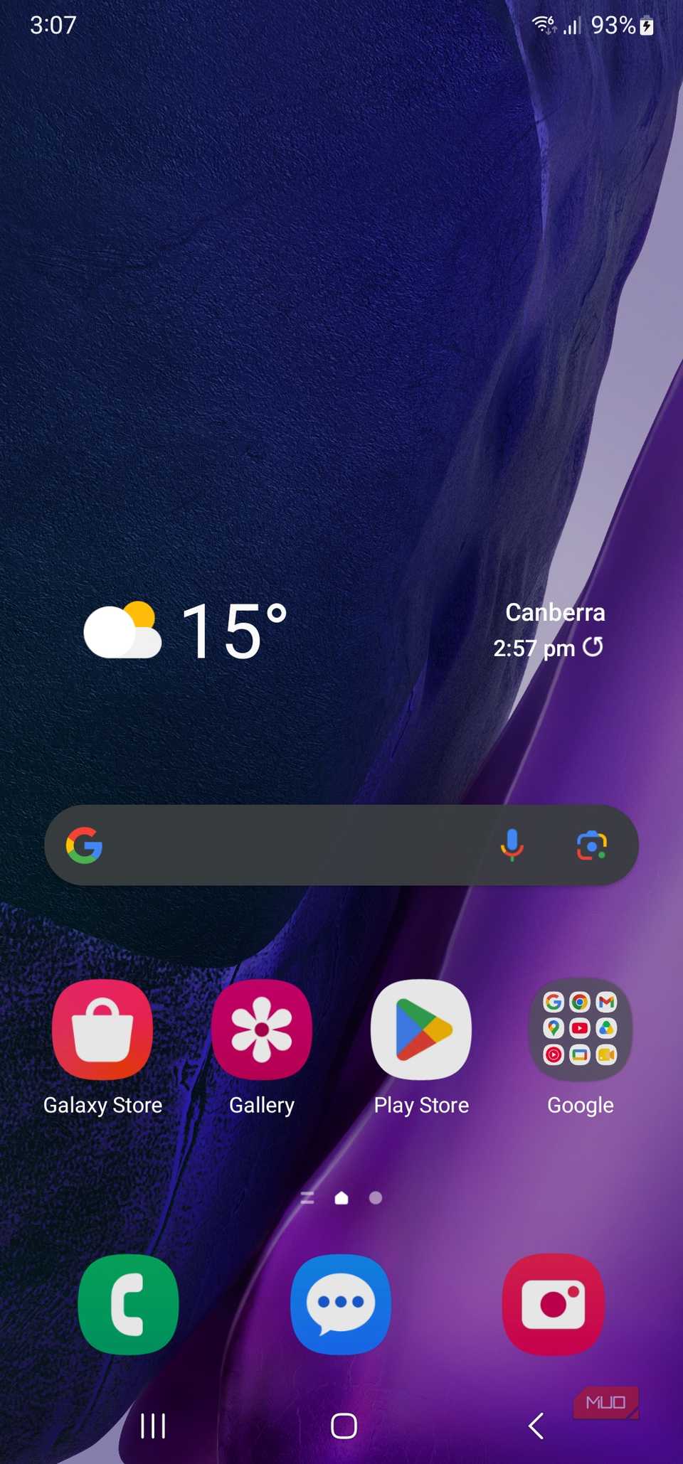 Samsung Note 20 Ultra after factory reset