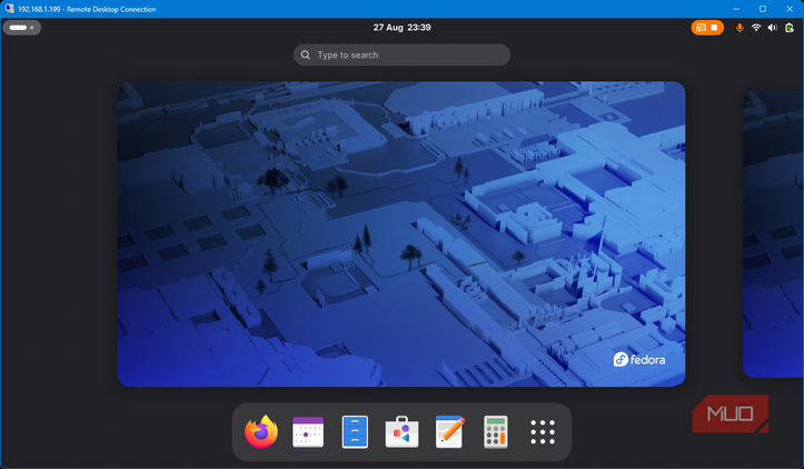 Fedora installation on Samsung ProTab Out-of-the-Box