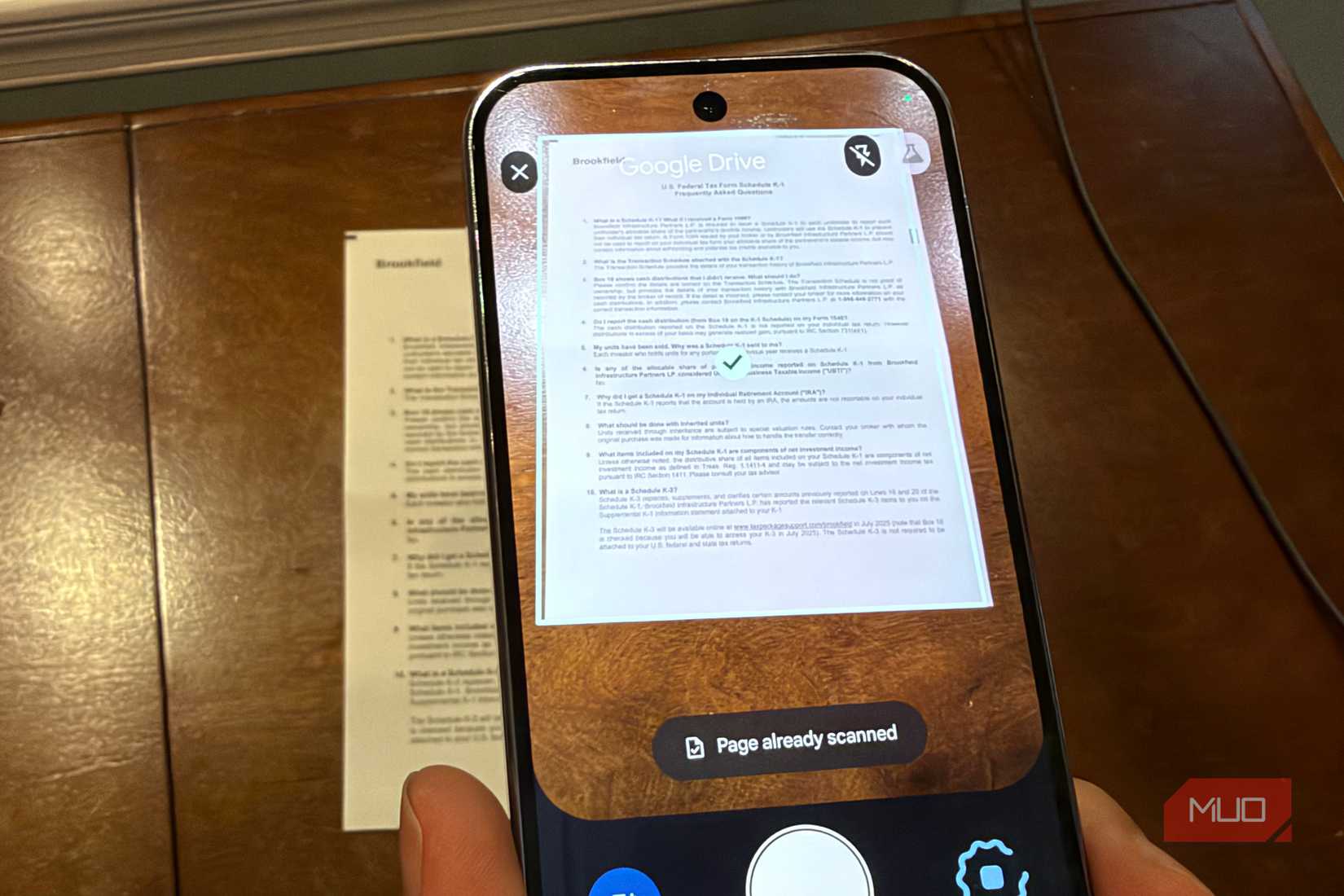 google drive document scanning