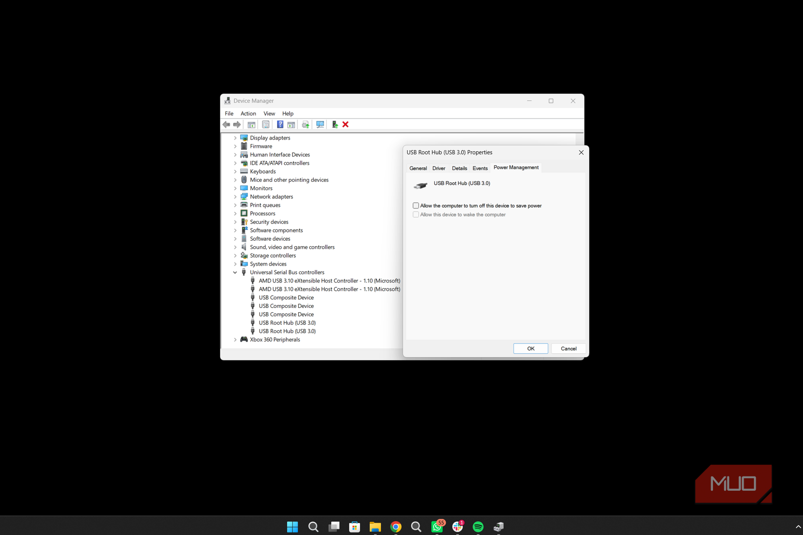 USB device save power