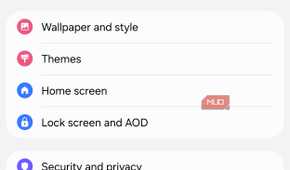 settings security tab