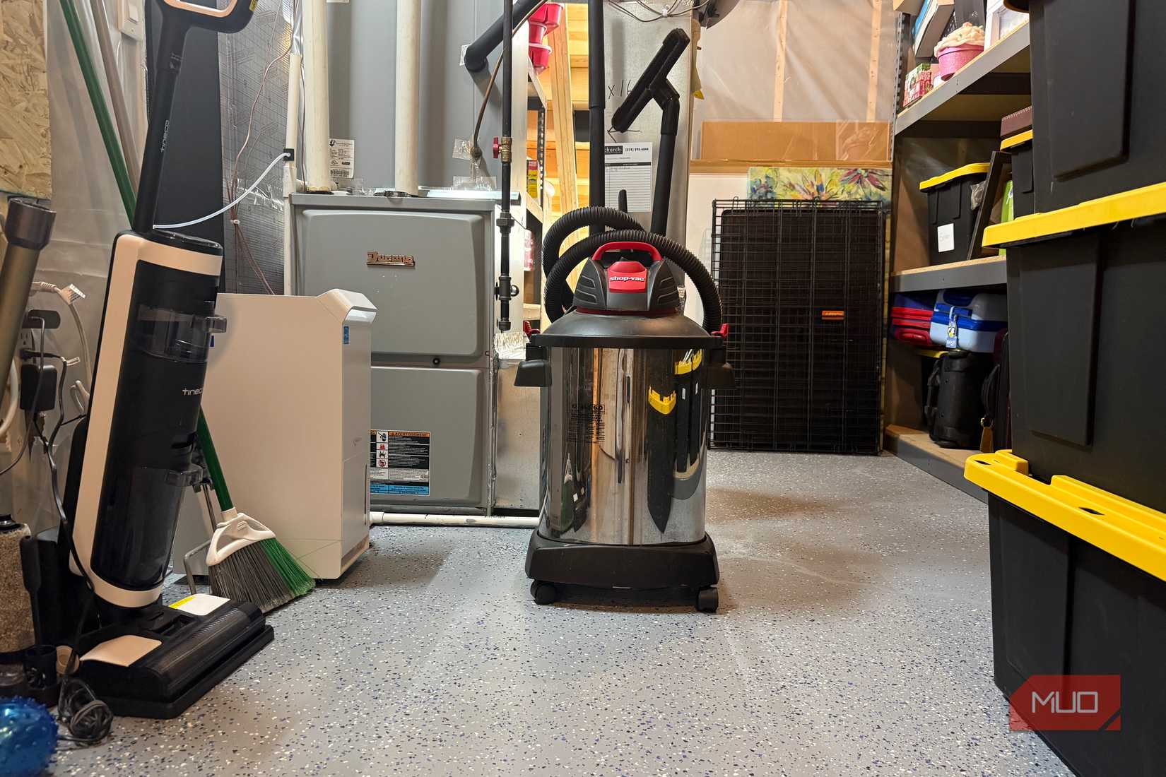 shop-vac in basement