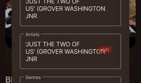 Song properties popup showing track metadata details
