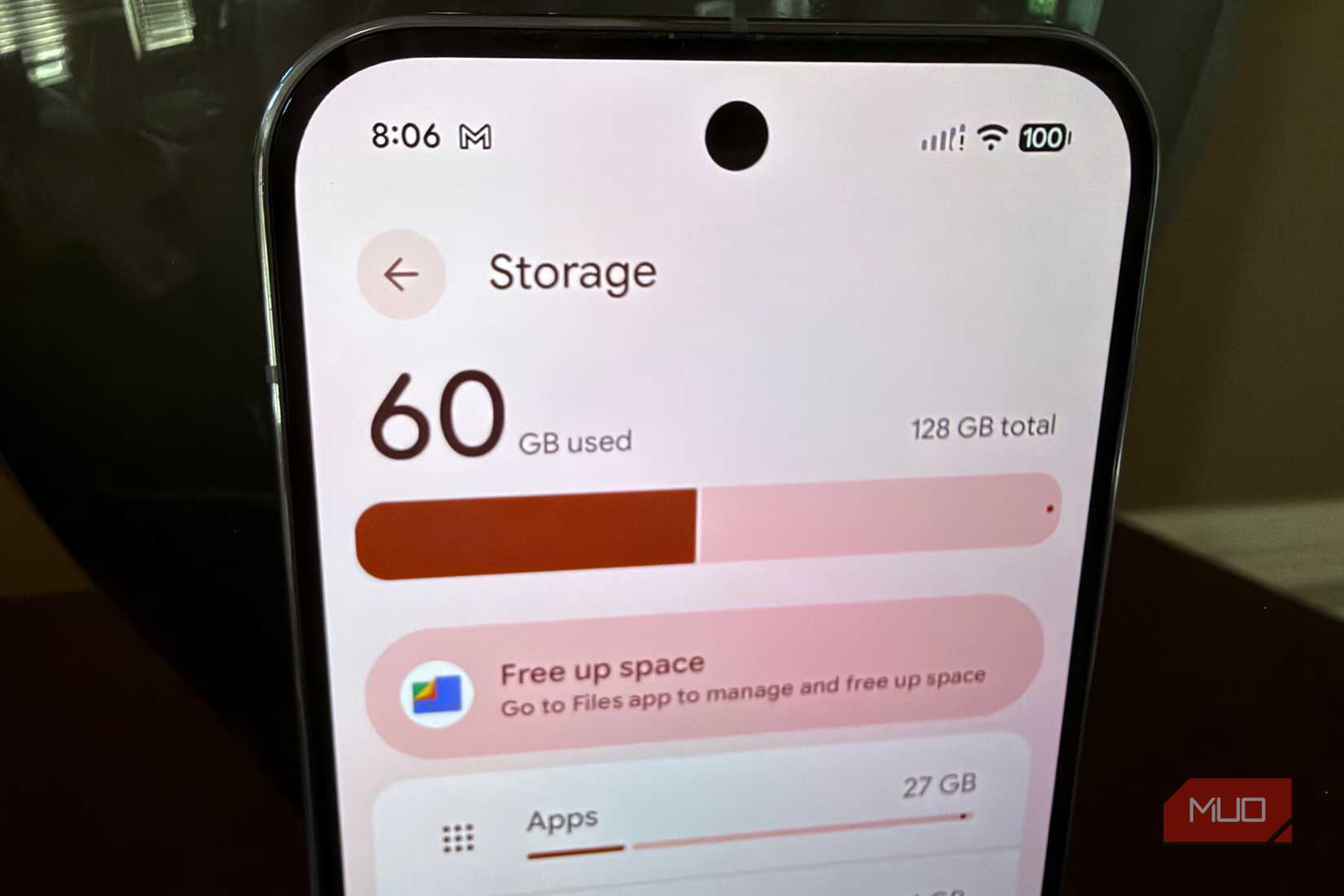storage space on pixel