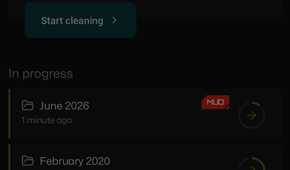 Sponge app asking for reminder options