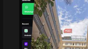 Swipe right interface of gallery cleaner Sponge