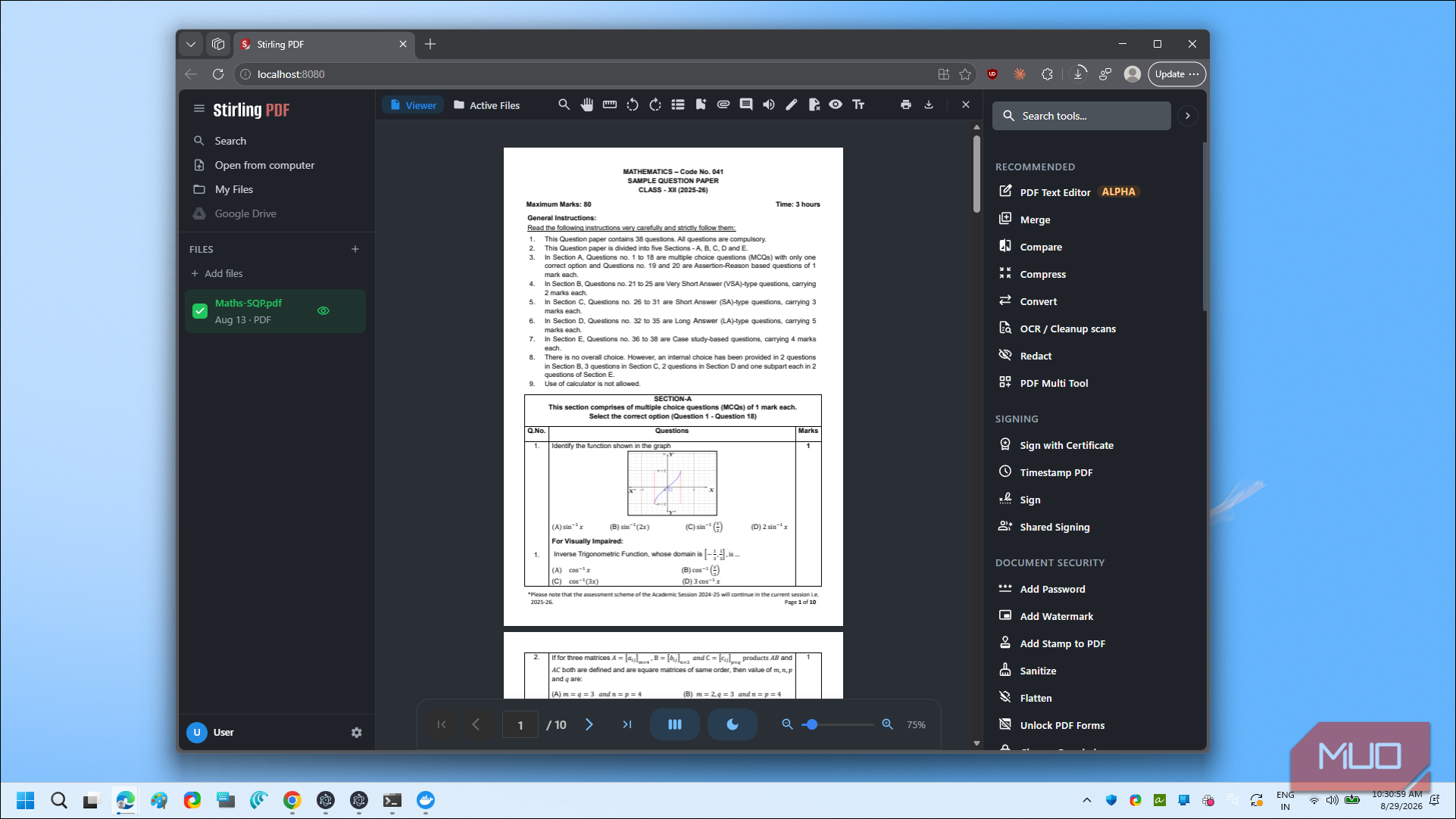 Stirling-Pdf-Editor-Interface-Mathematics-Exam-Question-Paper
