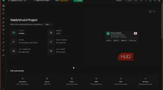 Supabase dashboard screen.