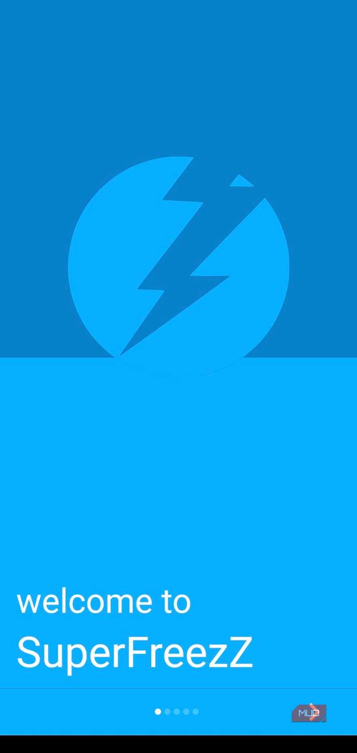 A logo and a welcome to SuperFreezZ message.