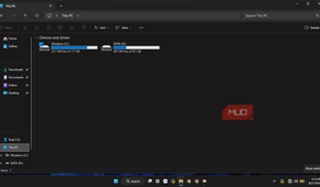 Windows 11 File Explorer, showing the C drive and the D drive inside This PC folder.