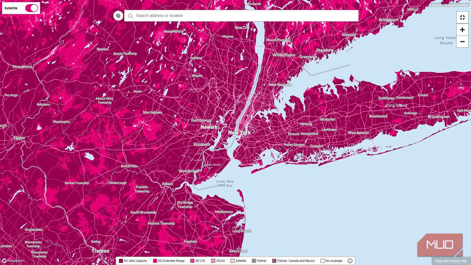 t mobile carrier coverage map new york new jersey long island