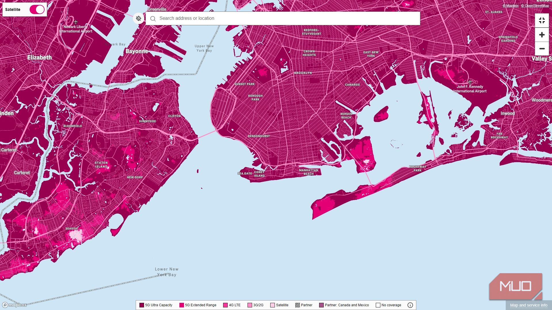t mobile carrier coverage map staten island brooklyn long island