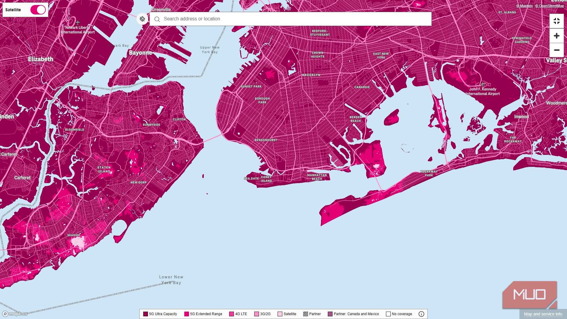 t mobile carrier coverage map staten island brooklyn long island