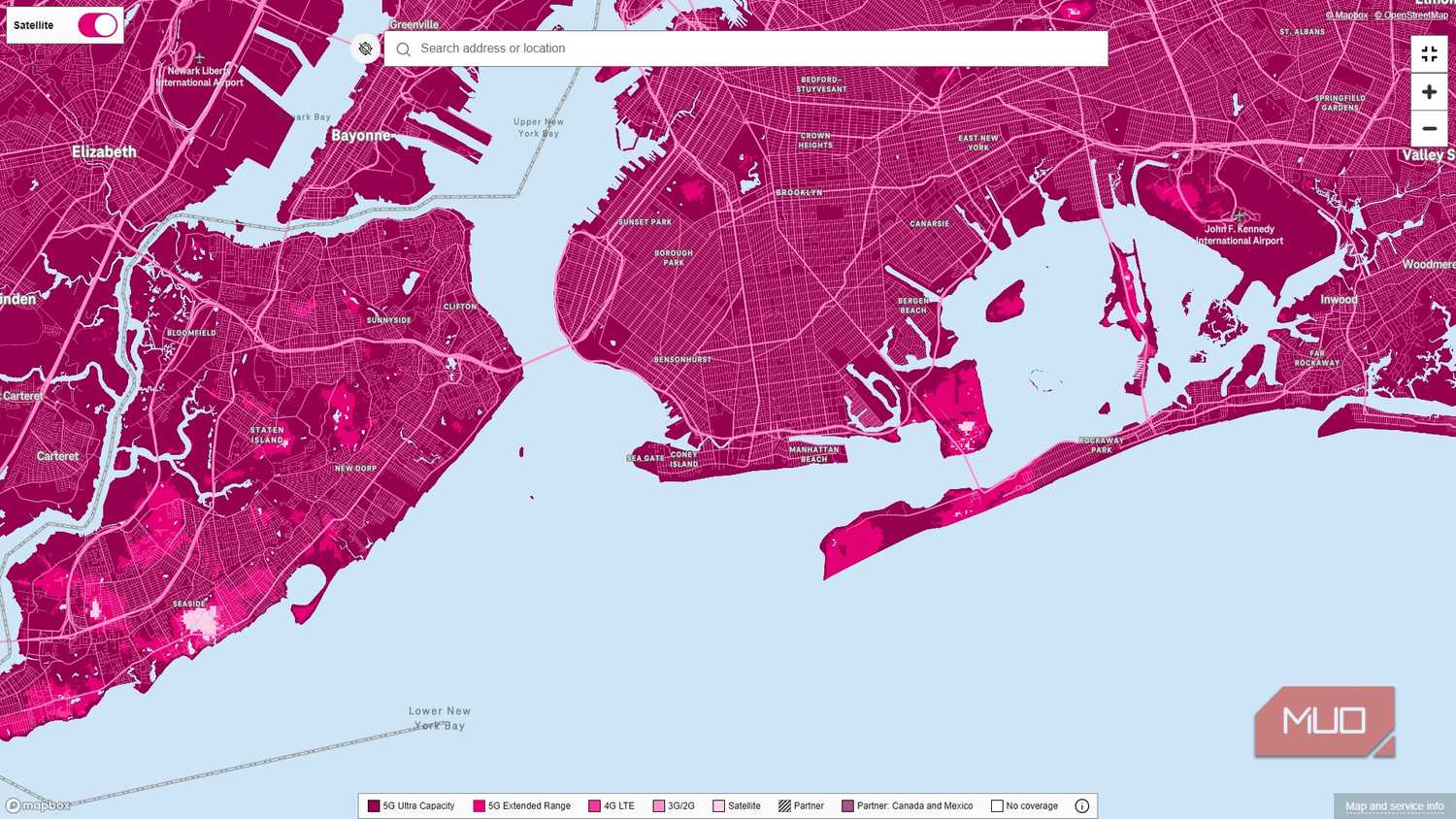 t mobile carrier coverage map staten island brooklyn long island