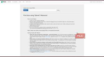 Tabula Home Page.