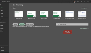 The Home tab in Microsoft Excel with the Favorites menu selected.