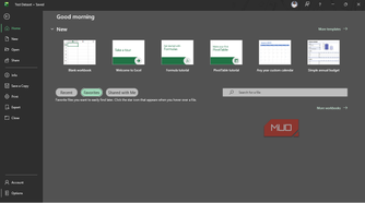 The Home tab in Microsoft Excel with the Favorites menu selected.
