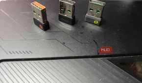 Three types of Logitech adapters