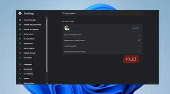 Chrome You and Google settings page with the Turn off sync button