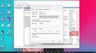 Turning off Windows Update service