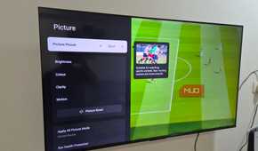 TV showing Sports or Game picture mode