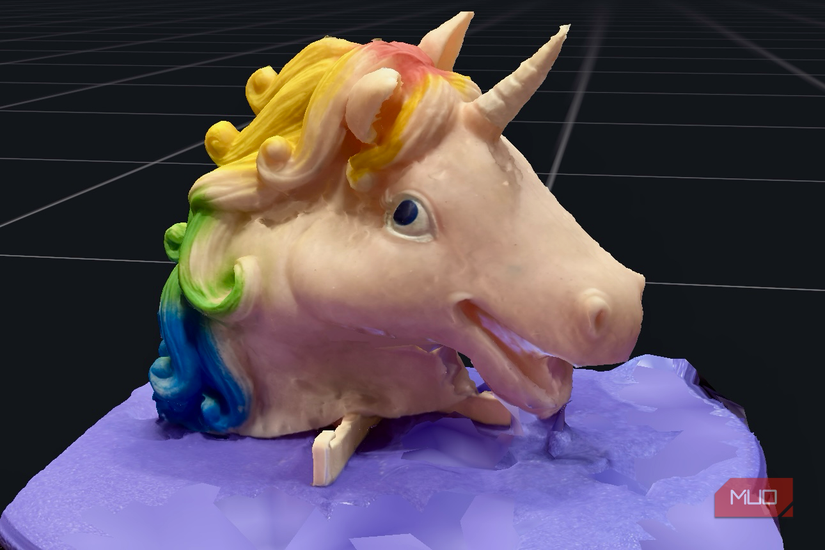 unicorn head scan