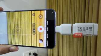 USB drive plugged into Galaxy S26