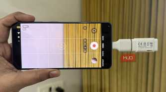 USB drive plugged into Samsung Galaxy S26