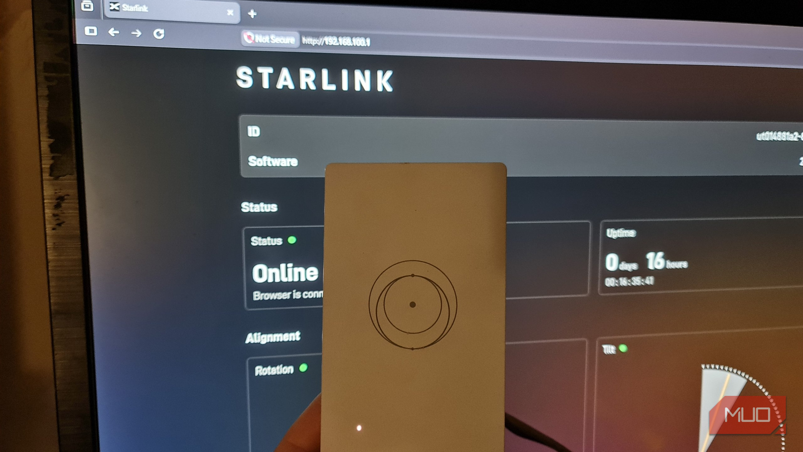 Starlink UTR-251 mini router acting as a mesh node wireless backhaul