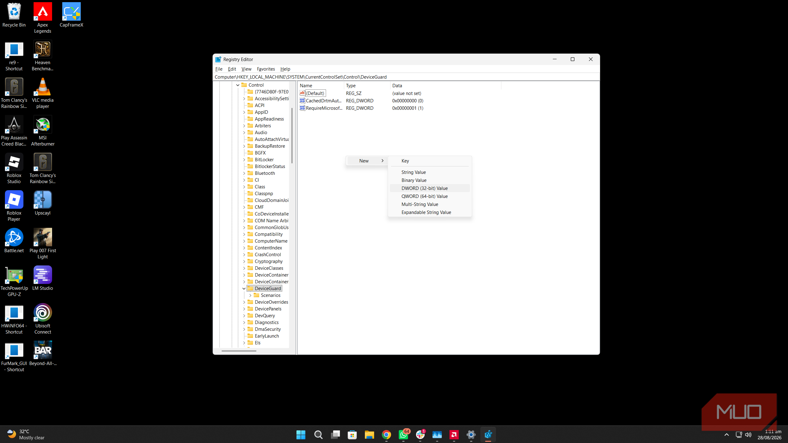 отключение функции VBS в Windows — иллюстрация 10 к материалу отключение функции VBS в Windows — иллюстрация 10 к материалу