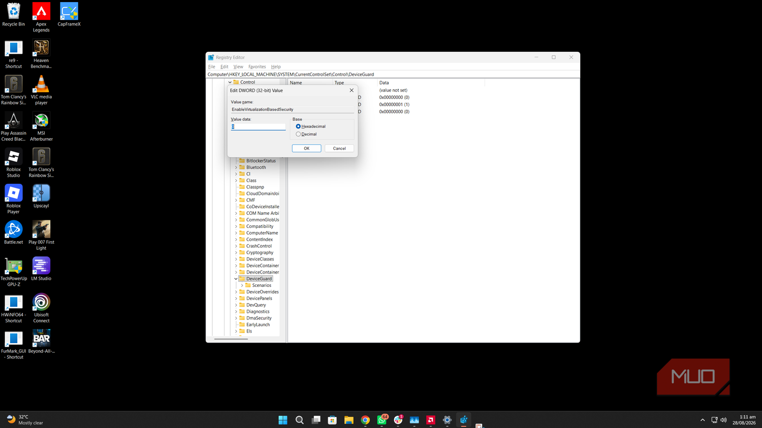 отключение функции VBS в Windows — иллюстрация 6 к материалу отключение функции VBS в Windows — иллюстрация 6 к материалу