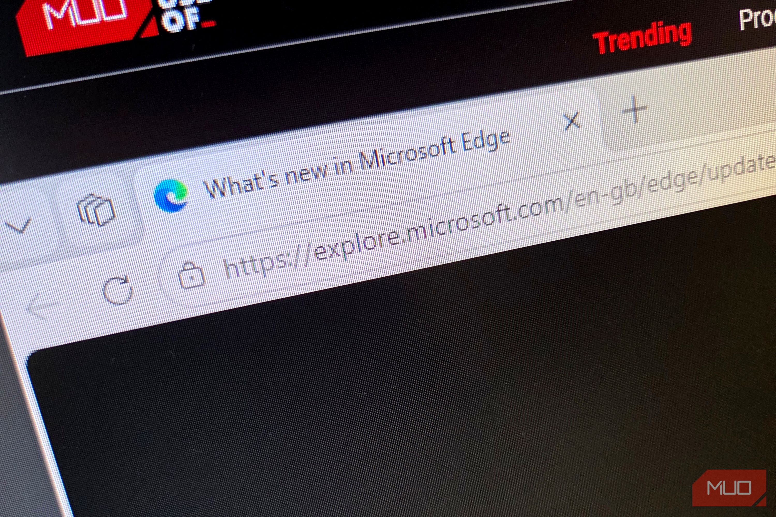 whats new microsoft edge tab in browser.