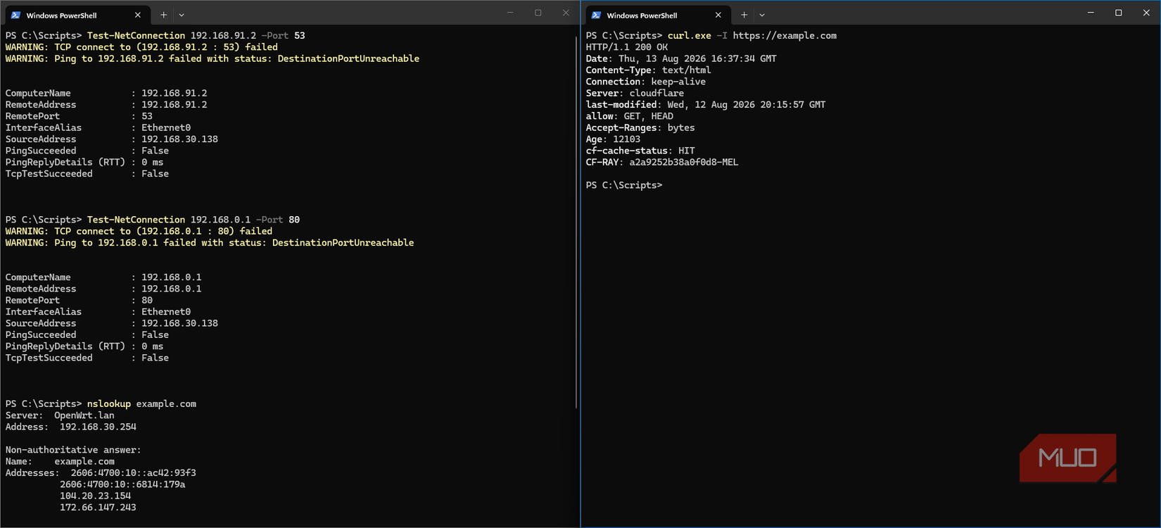 Windows 11 VM connectivity successfully failed to WAN private addresses but allowed normal traffic