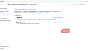 windows control panel showing new power scheme added
