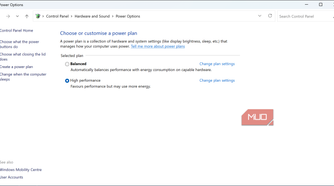 windows control panel showing new power scheme added