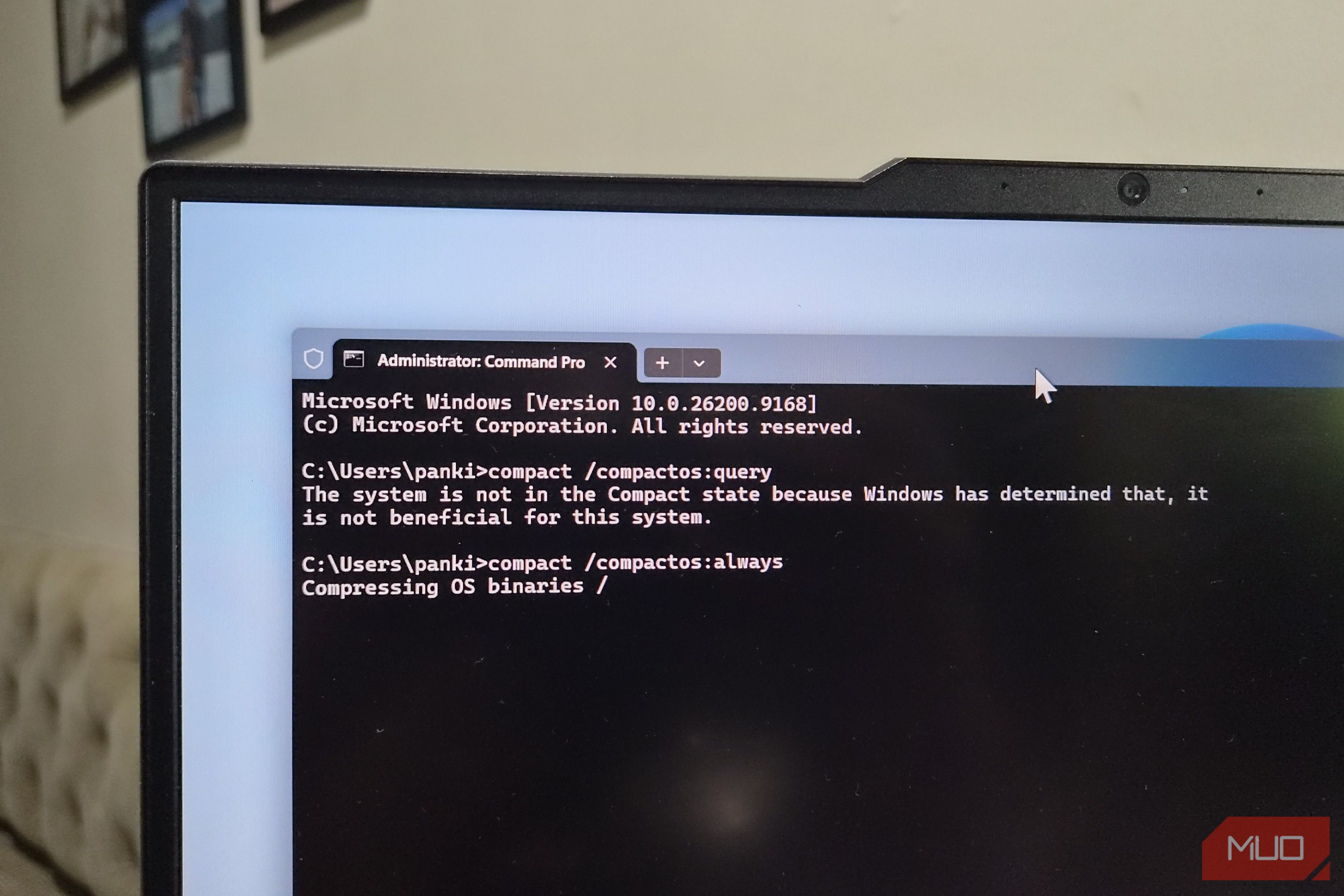 I made Windows compress itself with one command and benchmarked the catch