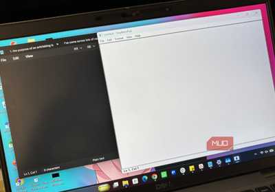 Платформа Xfinity Shield превращает роутер в датчик движения Windows Notepad and TinyRetroPad opened on a laptop