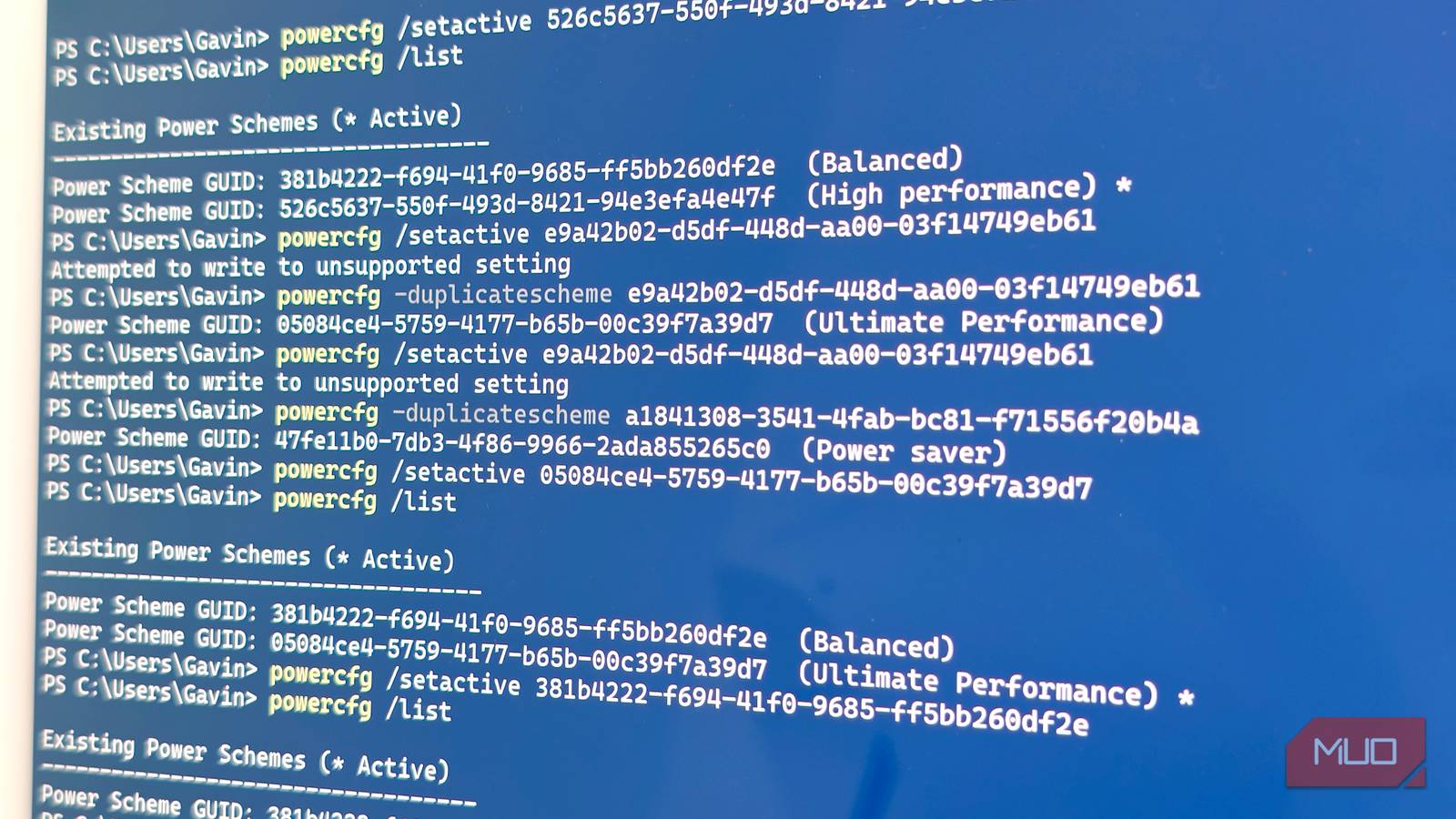 Windows has two different power plan controls, and they don't do what you think
