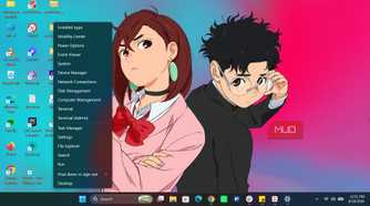 Windows Start button context menu