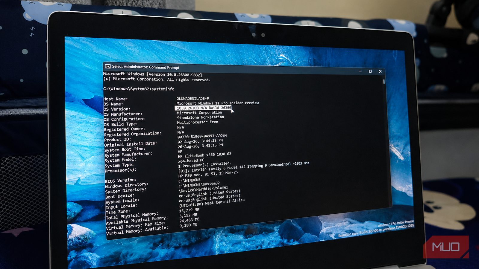 Windows 11 все еще использует версию 10.0: почему Microsoft не меняет этот номер интерфейс командной строки Windows с информацией о системе