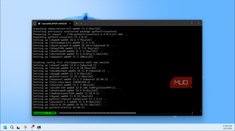Wsl Terminal Running Ocrmypdf Package Installation With Progress Bar