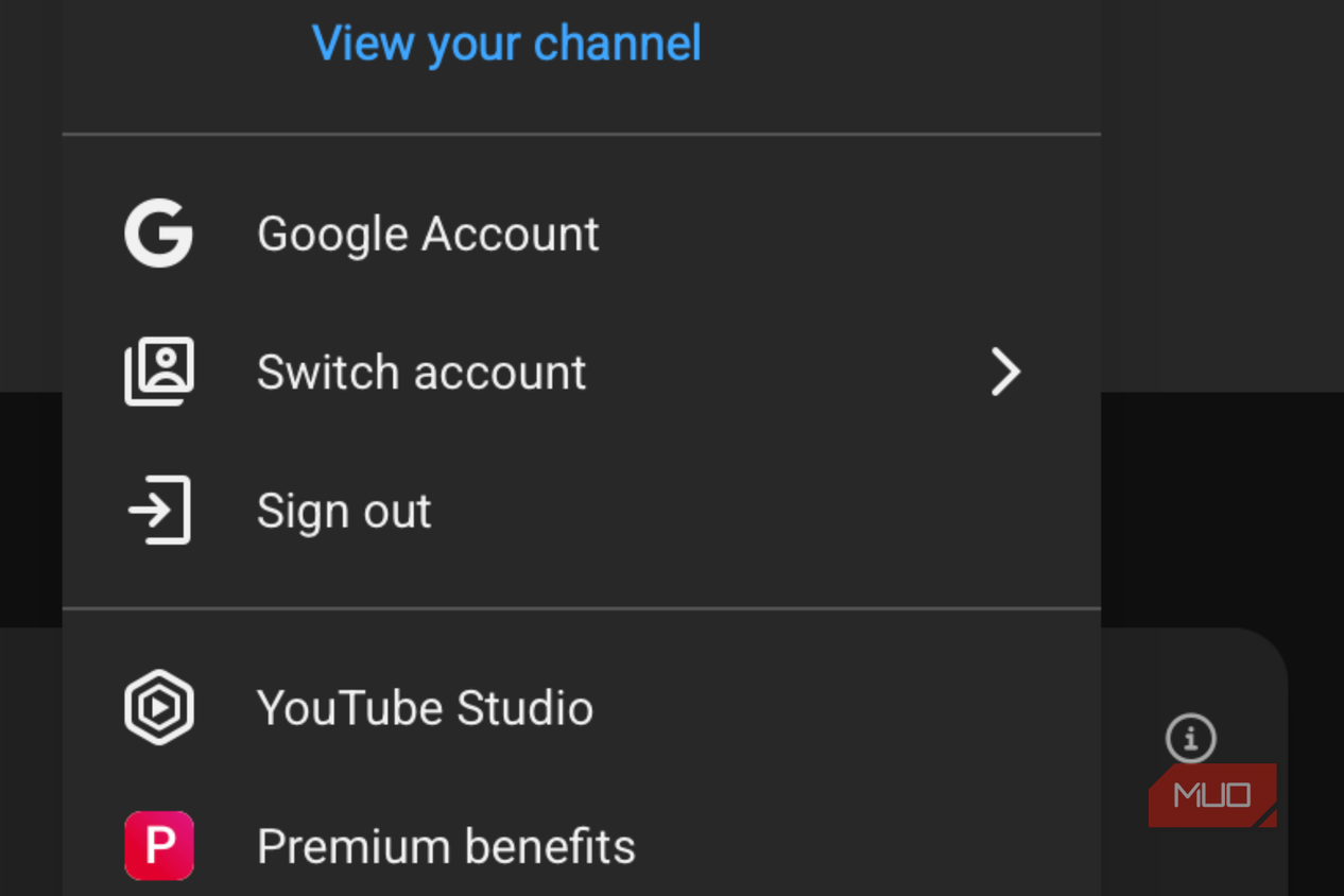 YouTube premium account