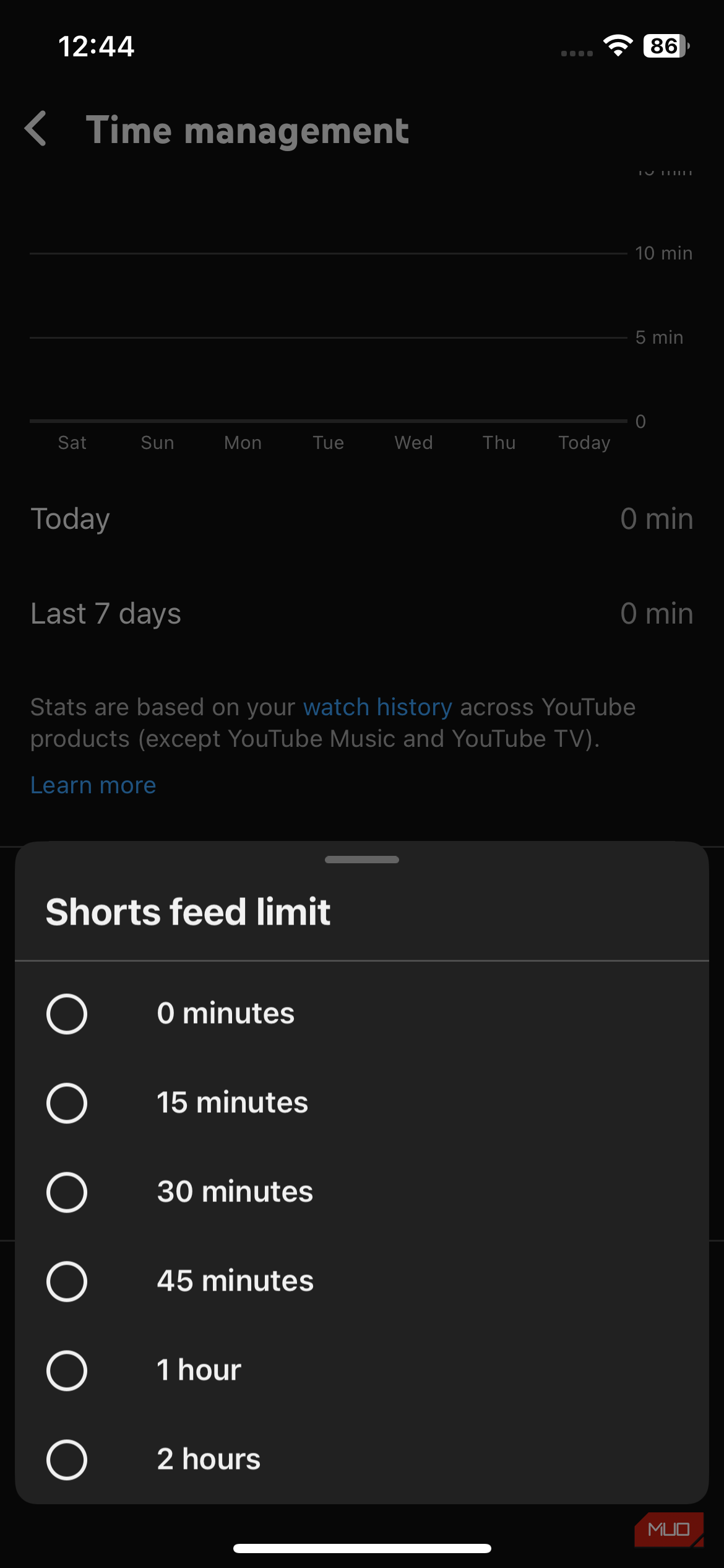 YouTube Shorts time management