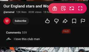 YouTube with Quetta's floating video toolbar.